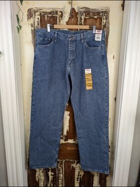 Vintage Y2K Deadstock Wrangler Five Star Jeans 38x32 Western Workwear NWT Rodeo